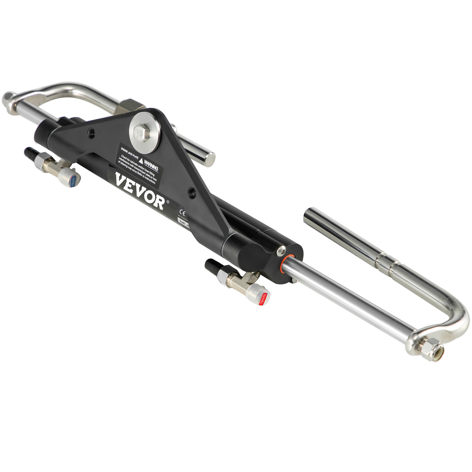 VEVOR Hydraulic Outboard Boat Steering Kit 10-24''Hoses 300HP Helm Pump Cylinder - Picture 36 of 158