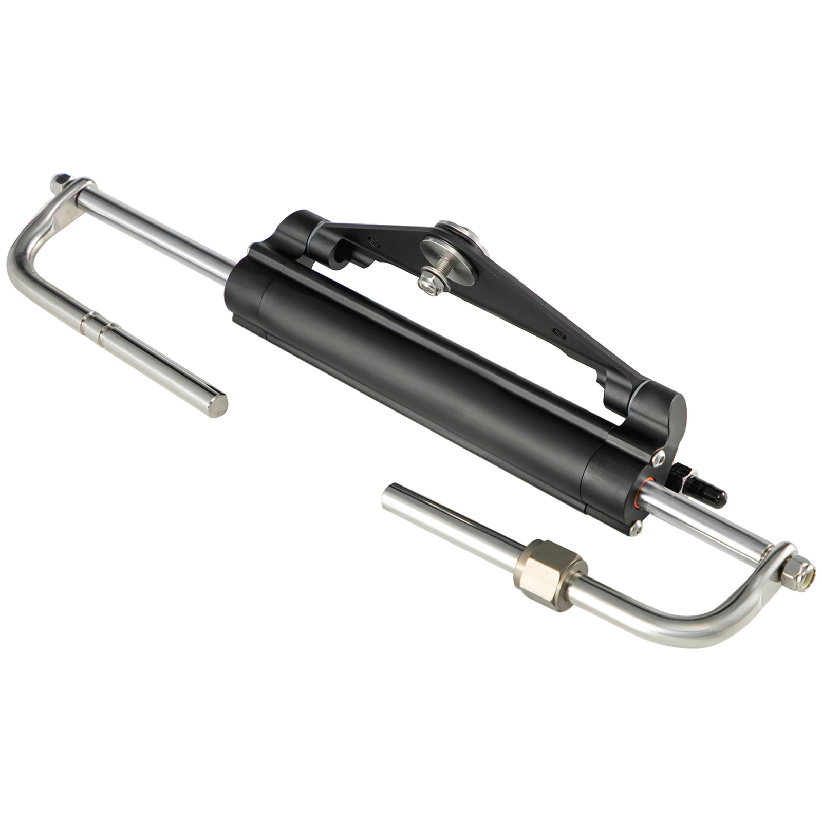 VEVOR Hydraulic Outboard Boat Steering Kit 10-24''Hoses 300HP Helm Pump Cylinder - Picture 37 of 158