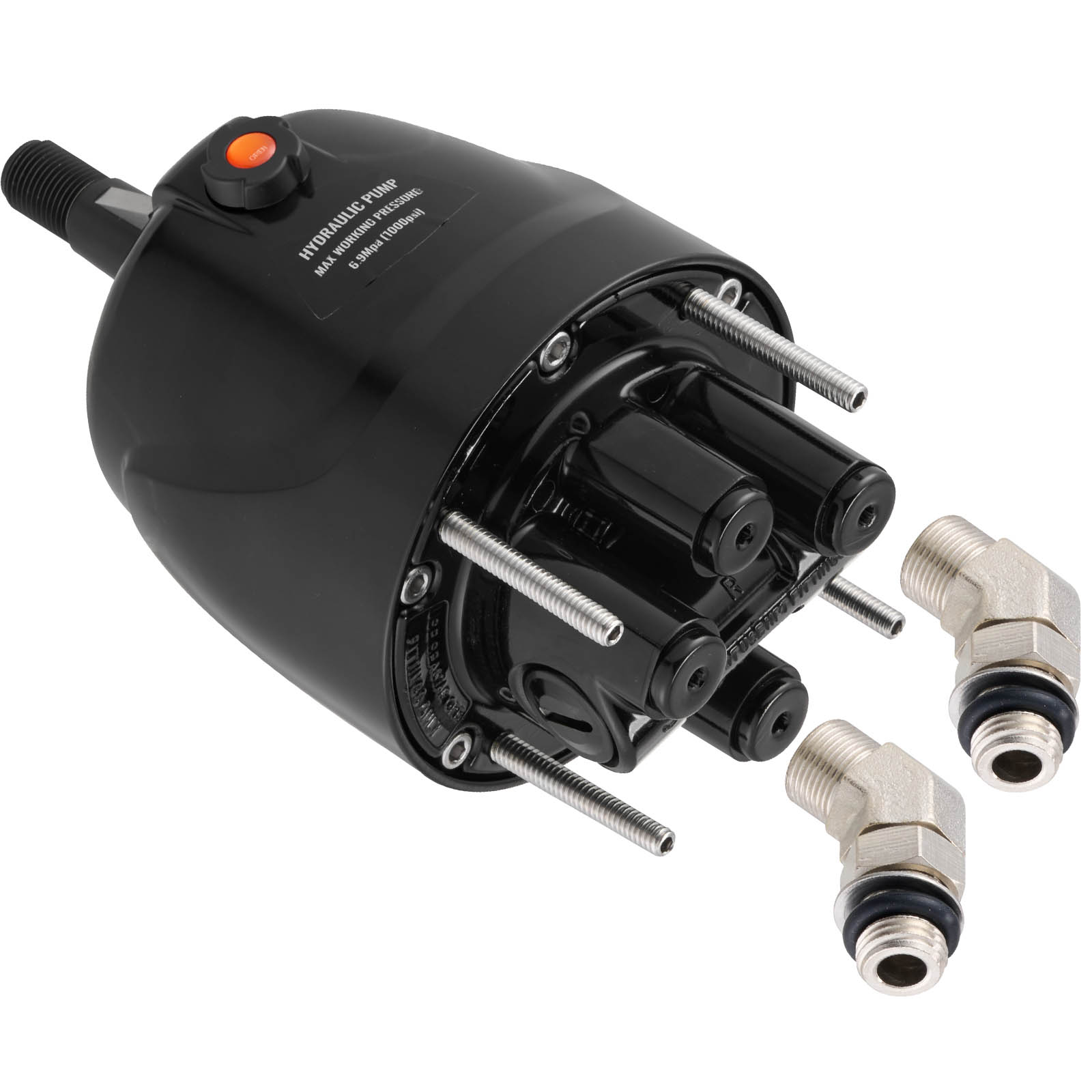 VEVOR Hydraulic Outboard Boat Steering Kit 10-24''Hoses 300HP Helm Pump Cylinder - Picture 50 of 158