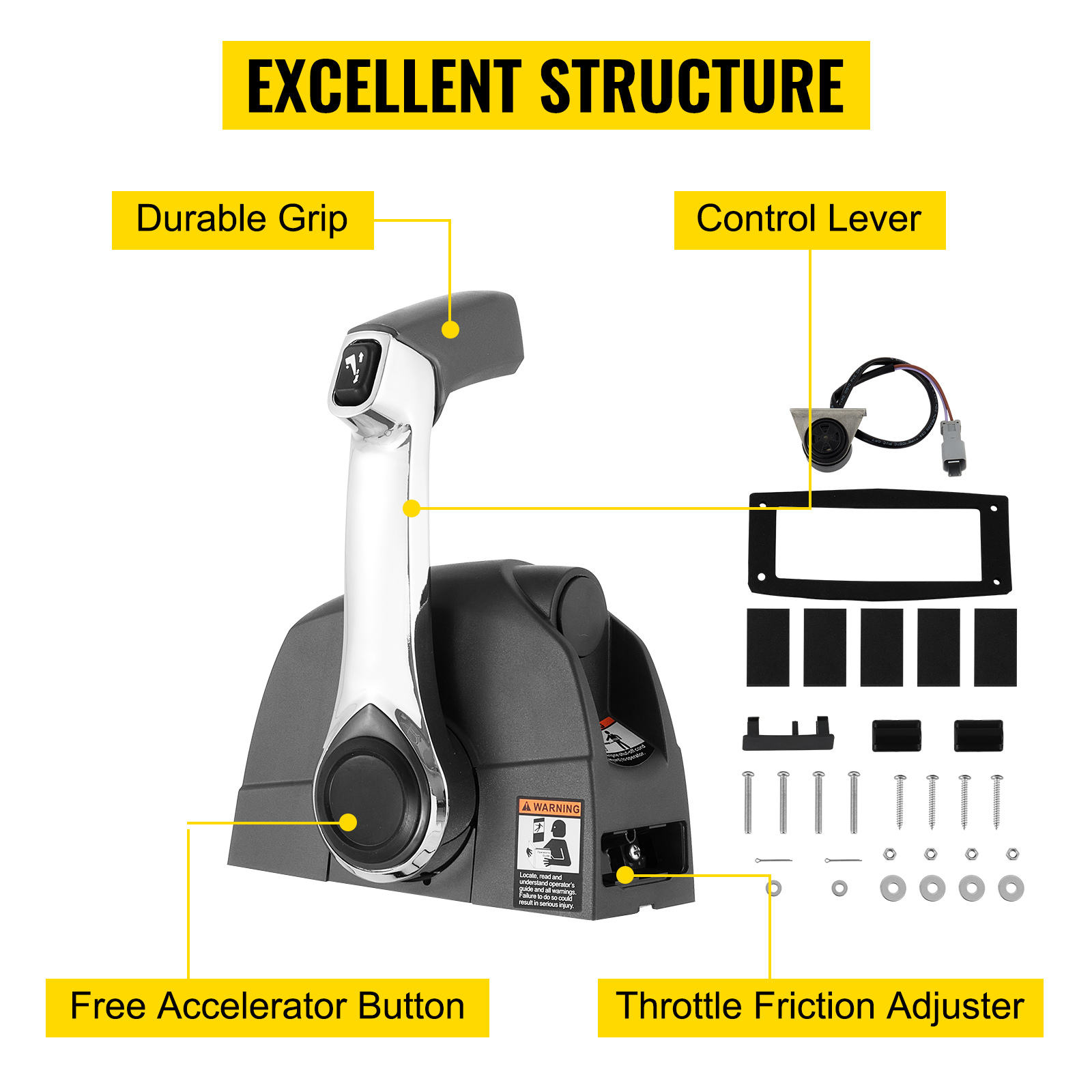 Throttle Outboard Remote Control 5006182 Side Mount For Brp