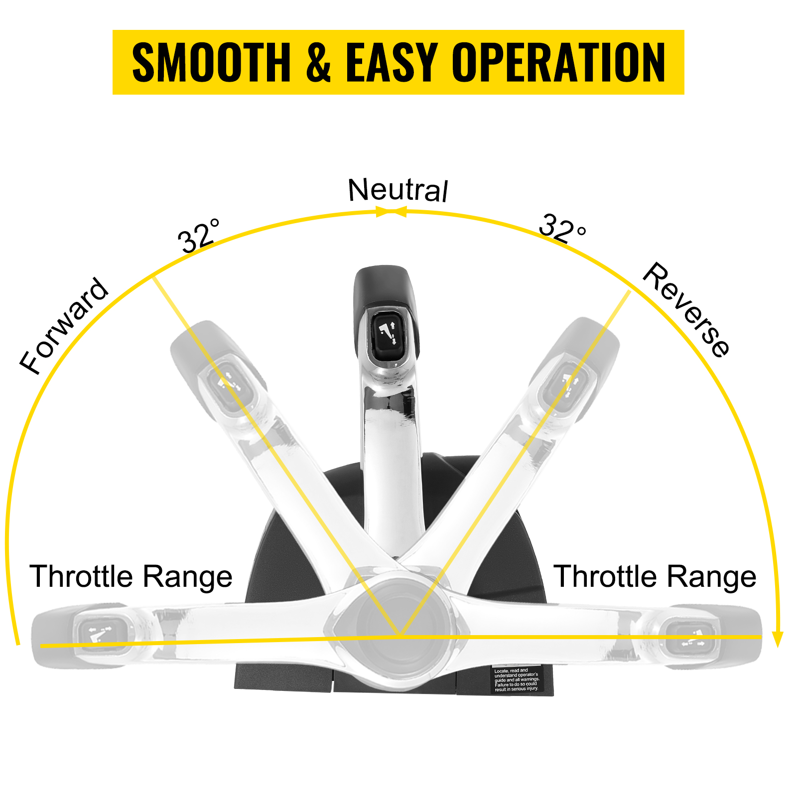 5006186 Outboard Remote Throttle Control Console Top Mount For