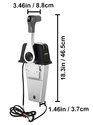 Outboard Binnacle Remote Control, 67200-93J13, Compatible with Suzuki