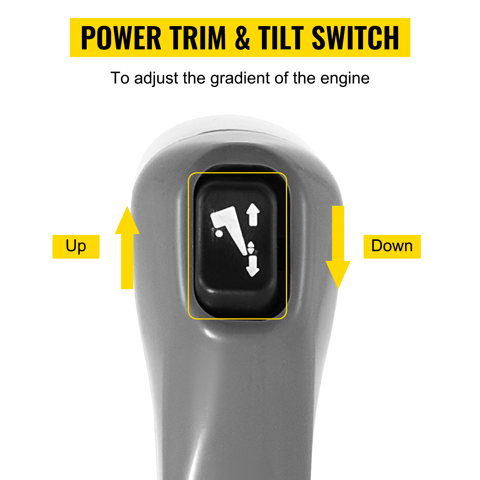 VEVOR Boat Throttle Control 67200-93J13 Outboard Remote Control Single  Binnacle Remote Control Box Fit for Suzuki Top Mount Power Trim Trailer