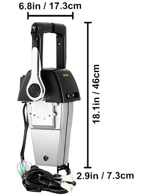 VEVOR Boat Throttle Control 704-48207-R0-00 Boat Control Box Dual Twin ...