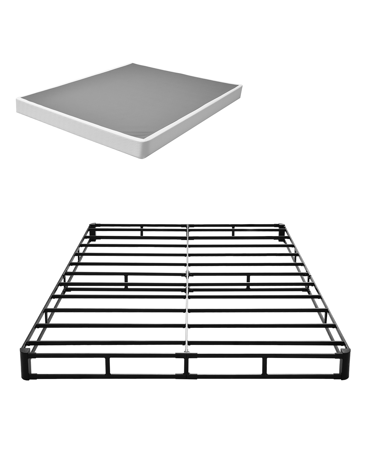 Uimoso Box Spring Queen/ King Size Bed Frame with Fabric Cloth | eBay