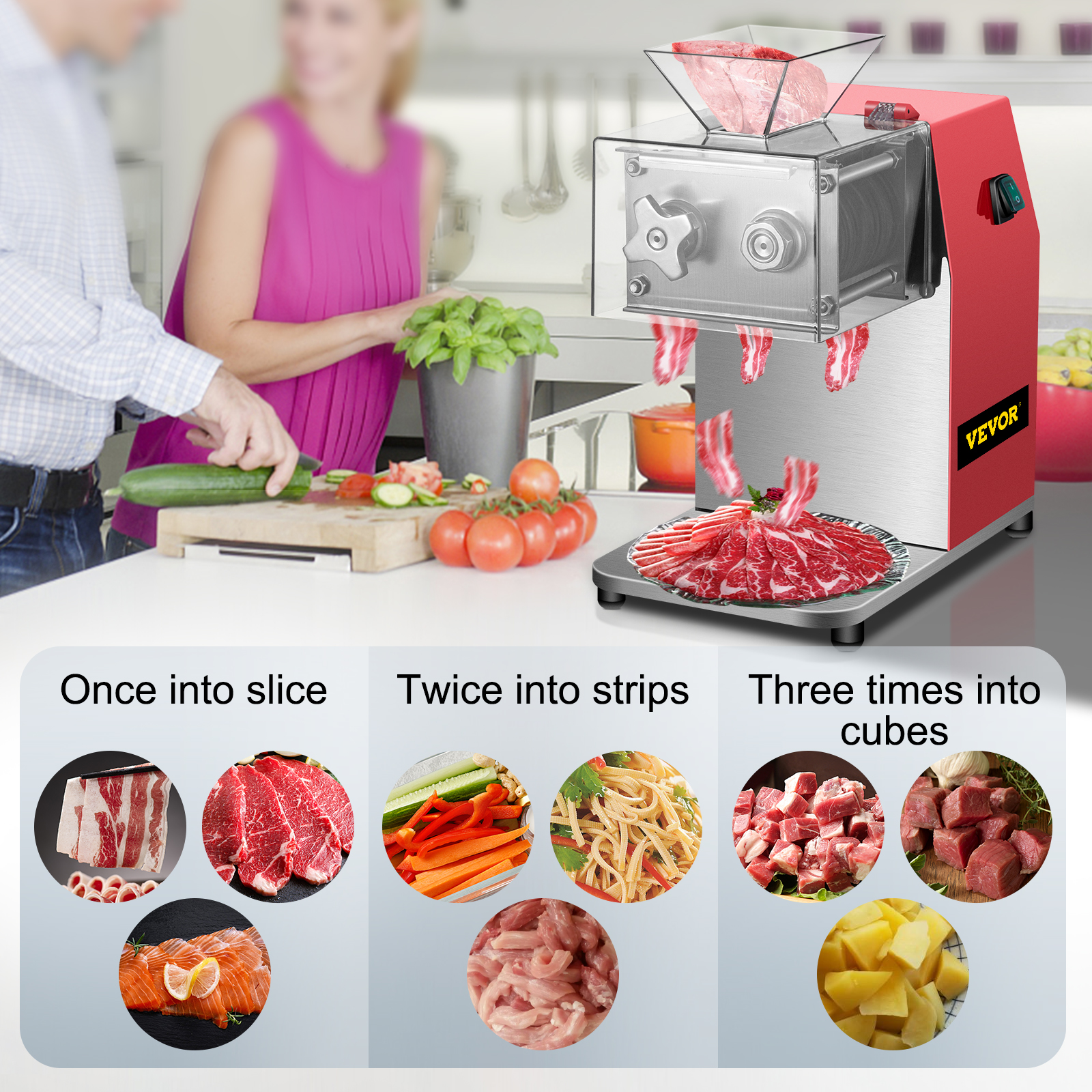 304 automatic commercial frozen meat slicer machine,home mini beef mutton  pork slicer hot pot used meat slicer cutting machine