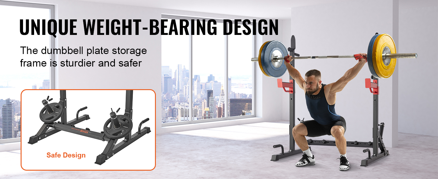 Soporte ajustable para sentadillas con barra de dominadas, soporte de barra  multifunción, soporte de barra para levantamiento de pesas para gimnasio