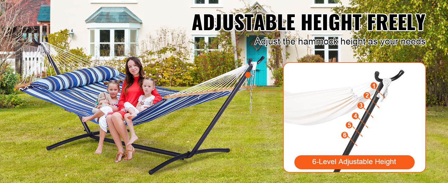 VEVOR Steel Hammock Stand 450 lbs Hammock Frame Fits 10-13 ft