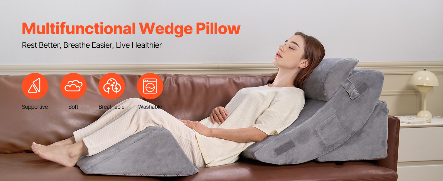 Comfortable elevated sleeping position