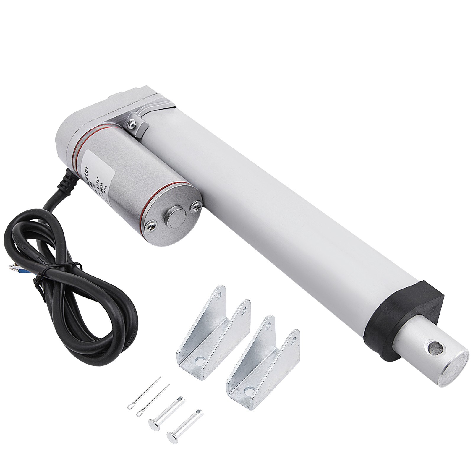Actionneur Linéaire électrique 6000N – Course 230 Mm, Pour Fauteuil, Lit Médical, Table TV, Moteur 24V Silencieux Et Robuste