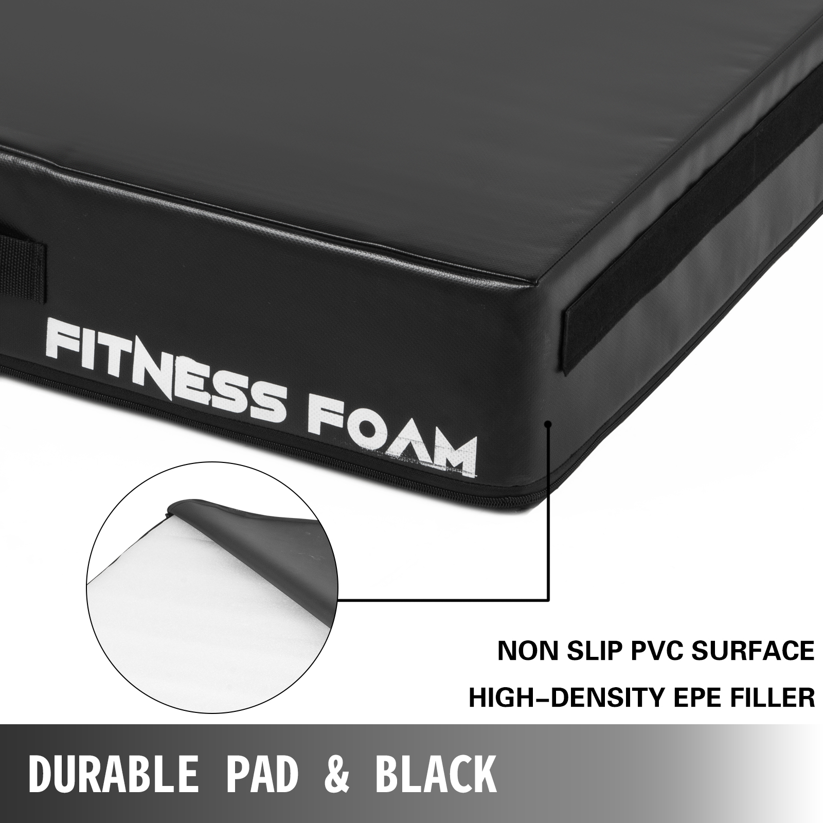 VEVOR Fitness Crash Pad,10 inch Barbell Crash Cushion Pads