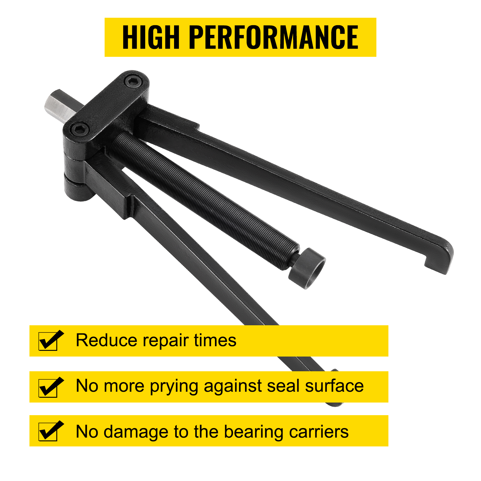 Robust Steel Marine Lower Bearing Puller with Adjustable Arms Honda Evinrude Mercury Works for Lower Carrier Bearing Removing Compatible with Yamaha Johnson VEVOR Lower Bearing Carrier Puller 