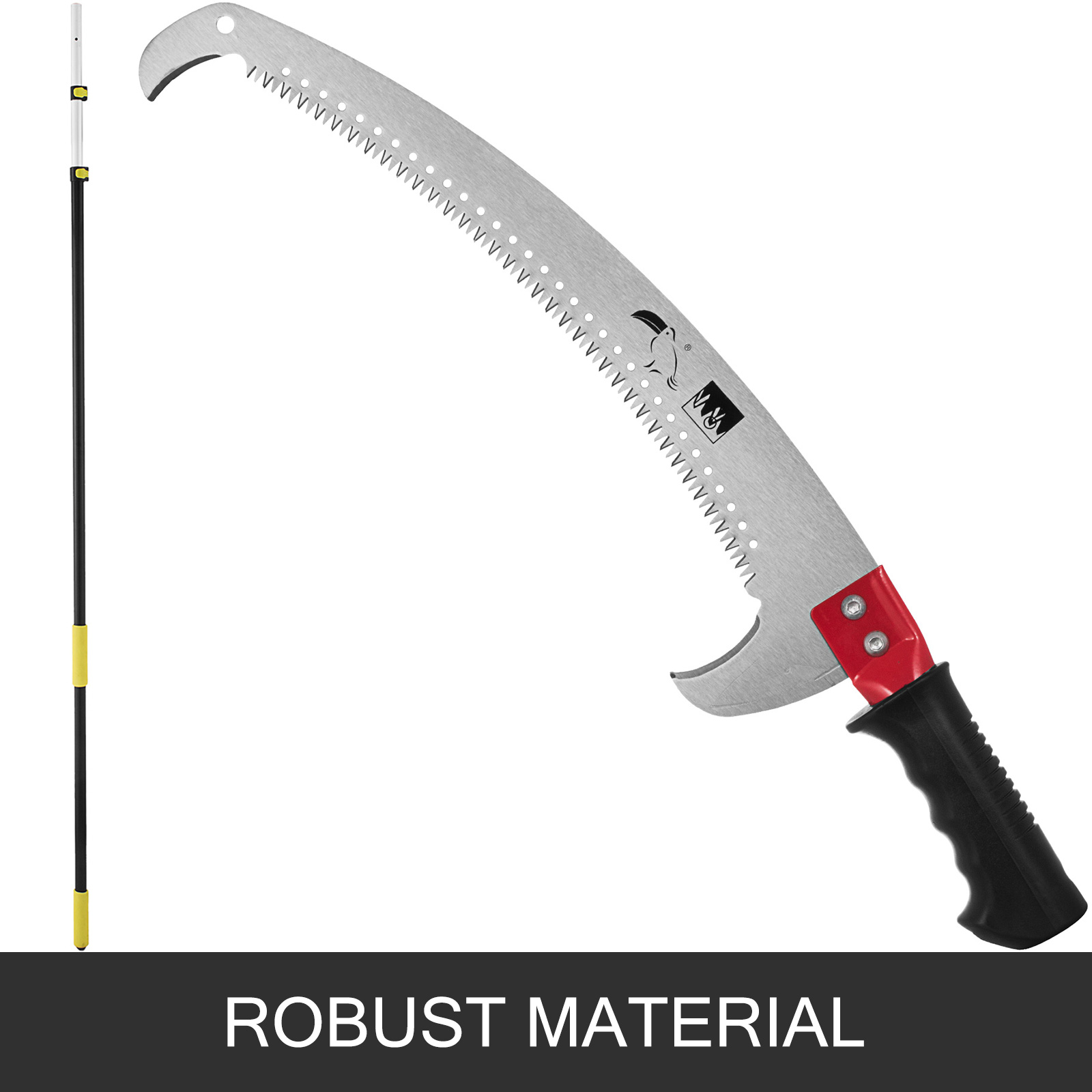 Barnel Tools 19ft Telescopic Pole Saw Long Reach Extendable Cuts Branches Trees.
