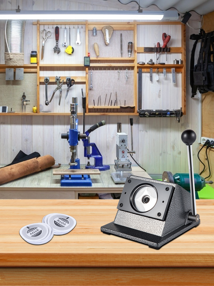 VEVOR Graphic Punch Die Cutter, 3"/75mm Round Punch Die Cutter, Cast