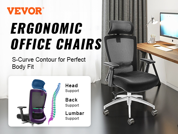 G-Howk-Pro Sedia Ufficio Ergonomica In Rete - Supporto Lombare 4 Livelli, Poggiapiedi, 131,5 Kg