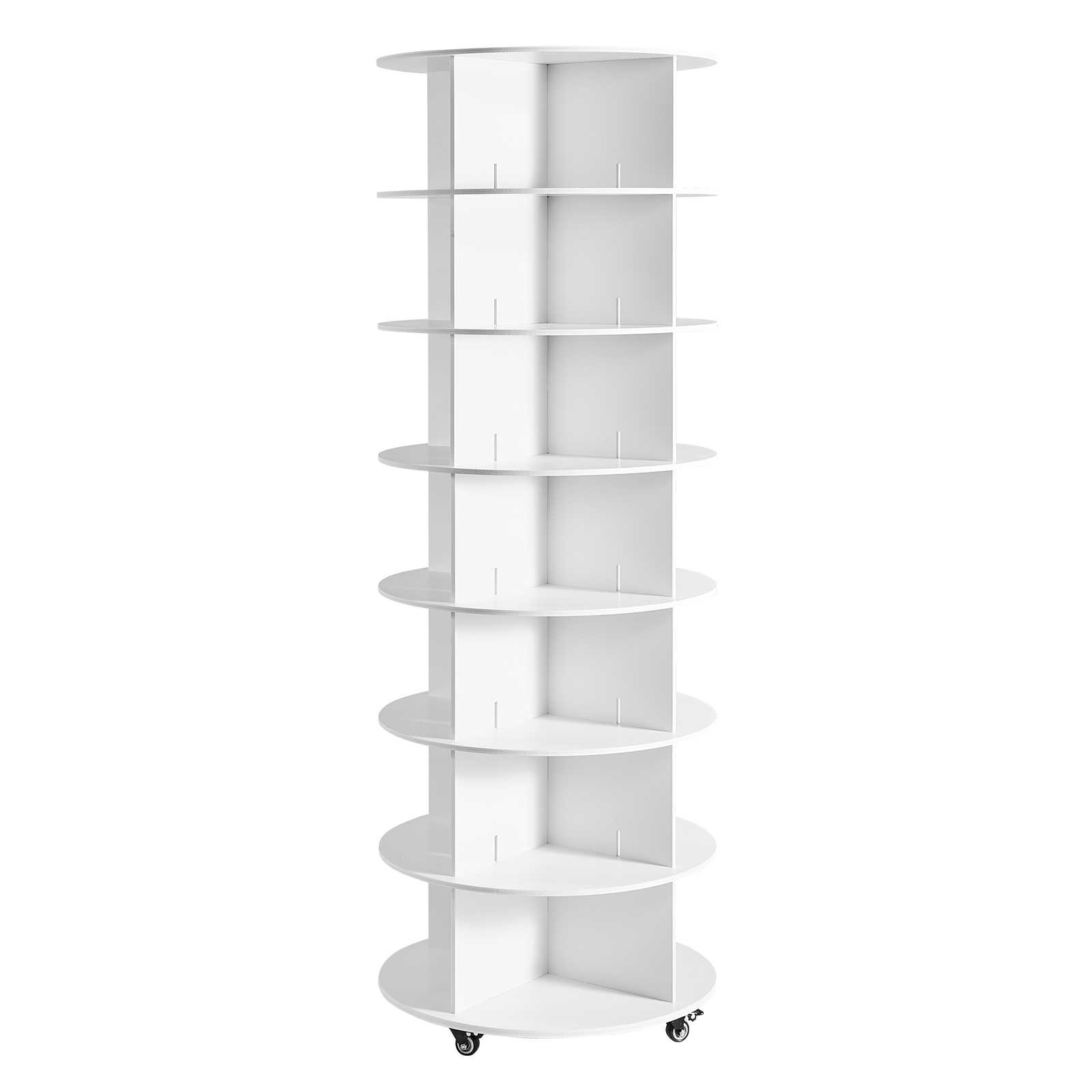 Uimoso 5/6/7 Tiers Rotating Shoe Organizer Tower with 360° Swivel Design