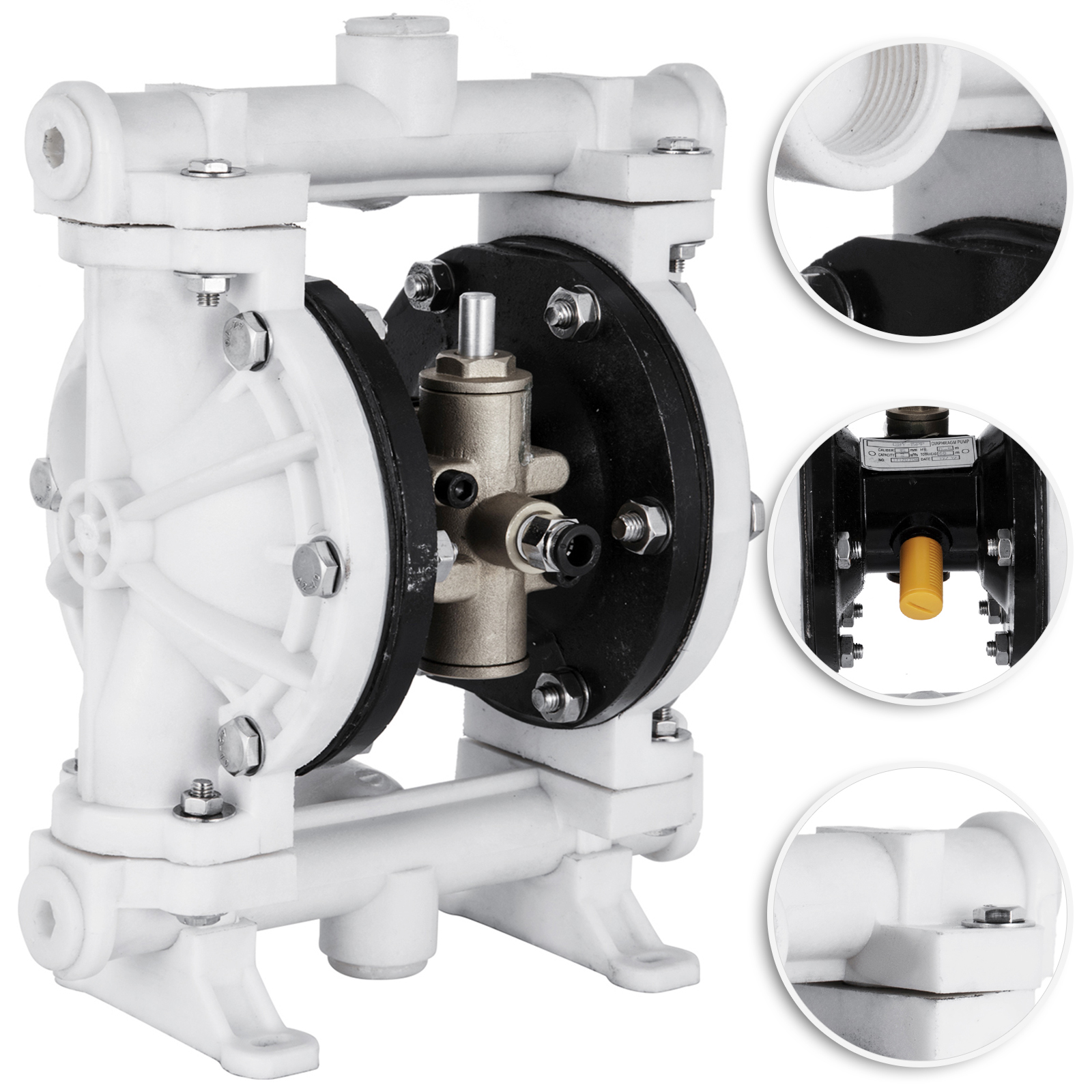 Air-Operated Diaphragm Pump,8.8 GPM,1/2Inch