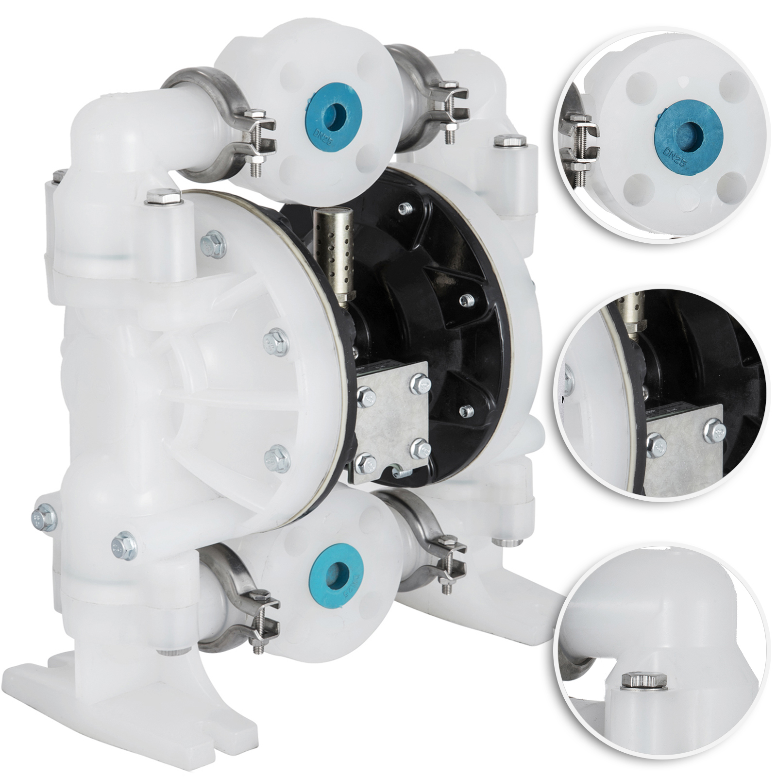 Air-Operated Diaphragm Pump,8.8 GPM,1/2Inch