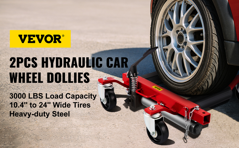 Stores and transports up to 4 hydraulic wheel dollies Wheel Dolly Storage Rack 