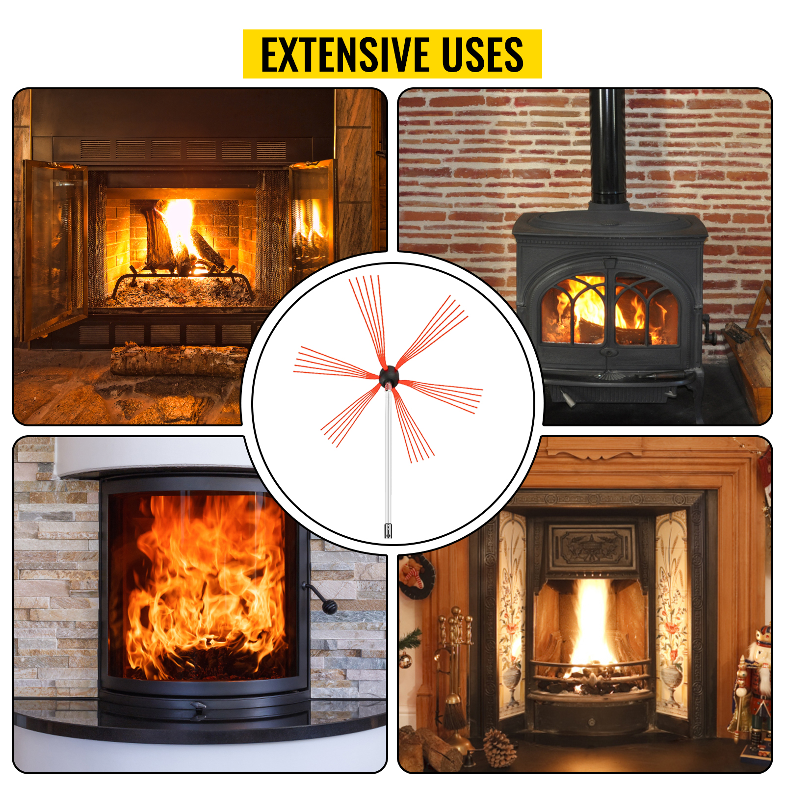 DIABLOTIN FEUX HIVER - Kit de Ramonage pour un entretien optimal de votre  cheminée.