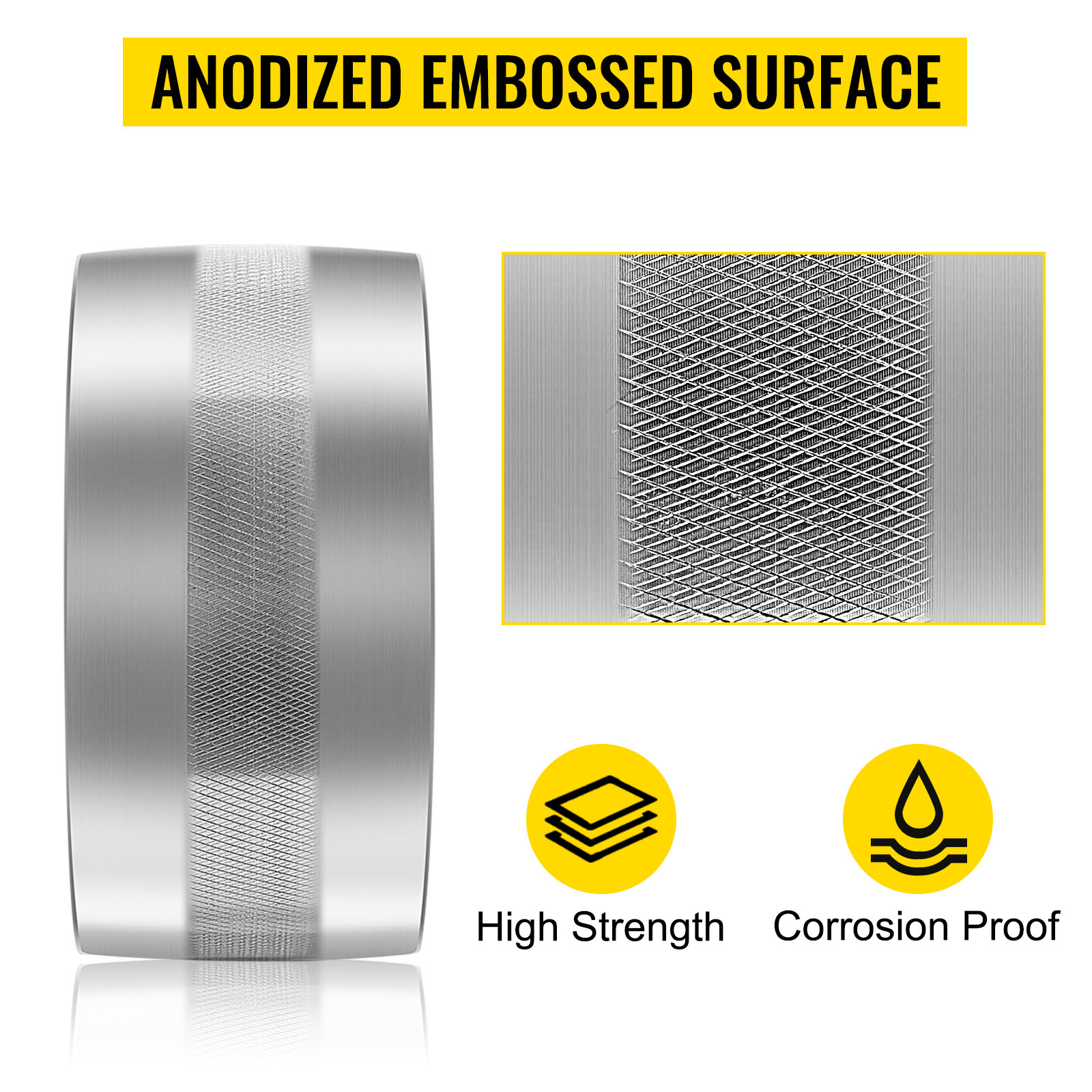 VEVOR Belt Grinder Drive Wheel 5" Diameter, 2"x72" Knife Grinder Drive