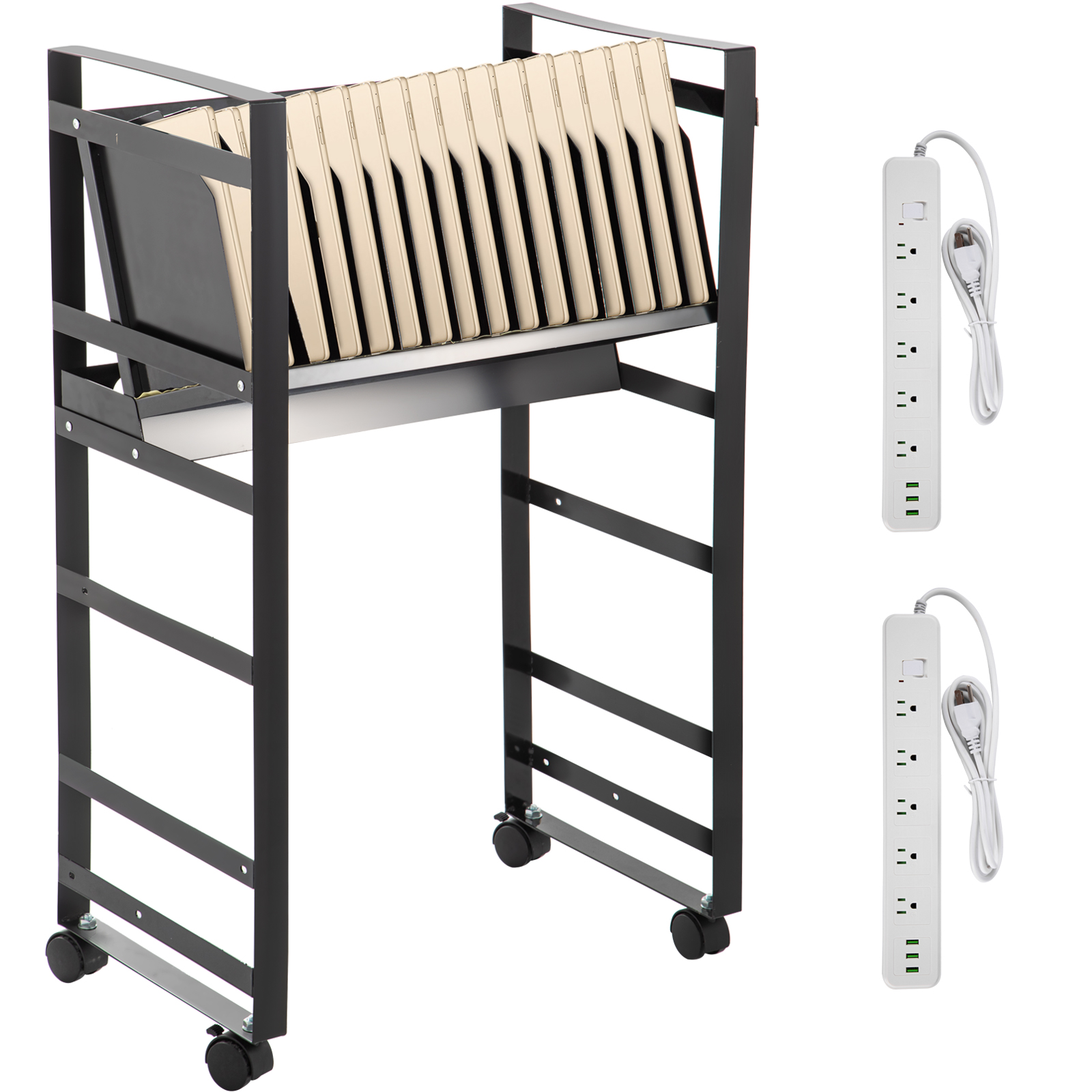 VEVOR Open Charging Cart, 16 Device, Charging for Charge and