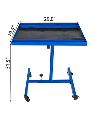 tool table,adjustable,blue