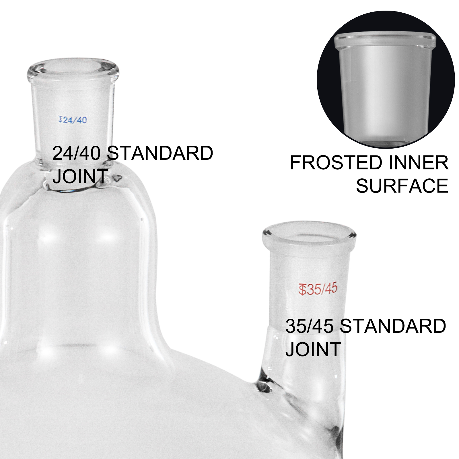 Provetta In Vetro Borosilicato Trasparente Con Fondo Sferico Da 20*150 - 2