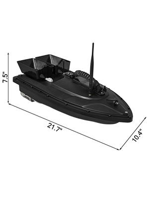 Remote Control Fishing Bait Boat,2kg Feed Delivery Loading 500m Remote  Control Fishing Bait Boat Rc Boat,8-12 Hours Long Battery Life,Fixed Speed
