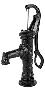 Hand Water Pump,Pump Stand,Black