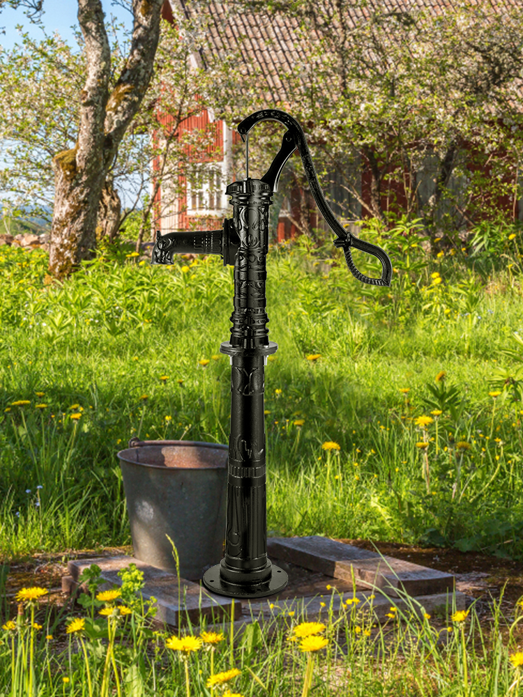 Efficient and Durable Stainless Steel hand water pump for well for Home  Garden Yard - 10m/32.8ft Range Pumping, Easy to Operate and Install with