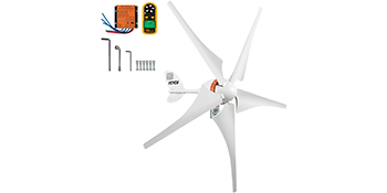  YHMY Wind Generator Kit 400W AC12 24V 5 Blades Wind Turbine  Generator for Power Generation (Color : 3 Blades, Specification : Advanced  Controller) : Patio, Lawn & Garden