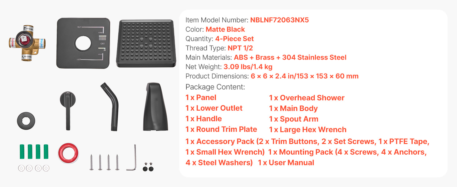 6 inch model option