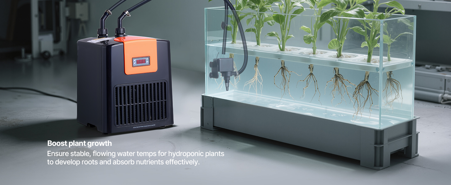 Aquarium Wasserkühler Chiller 200L Heizung Kühler Temperaturregelung Aquarium Chiller A100 1.21w