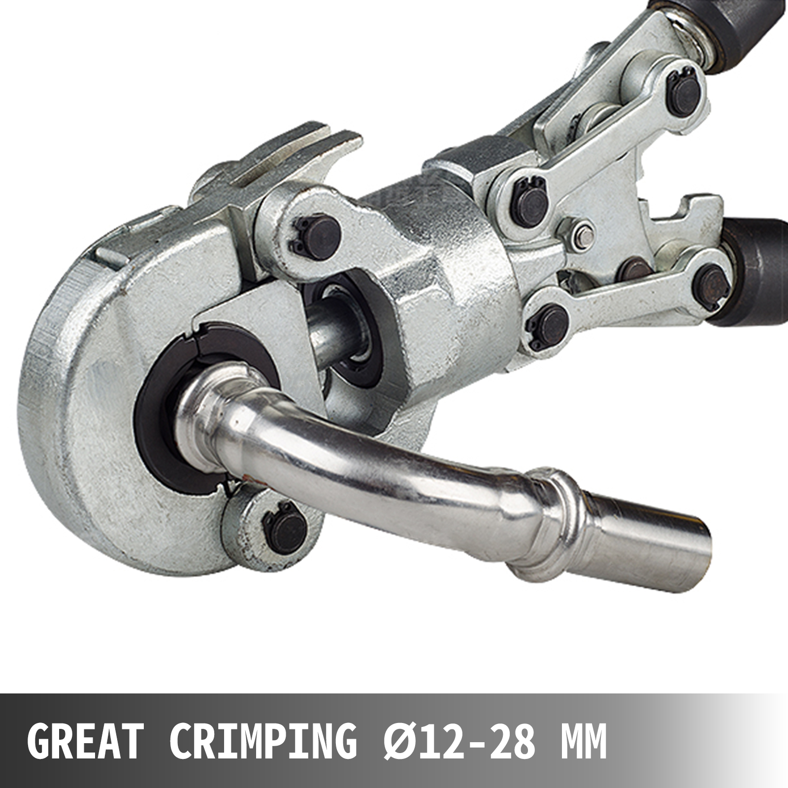 Copper Pipe Crimper Crimping Pliers Pressing Tools 5pc V Dies 12/15/18/22/28 mm 