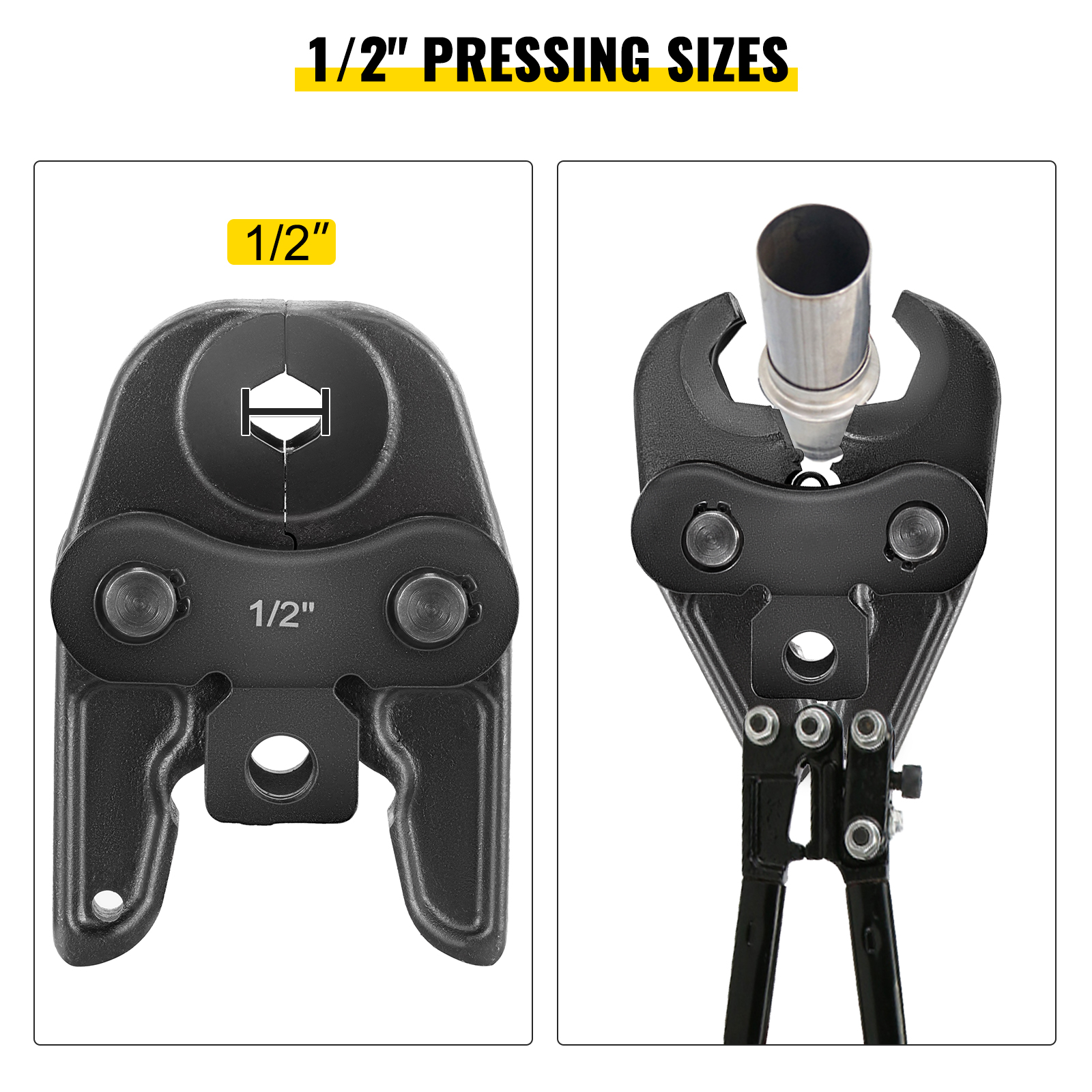 Vevor Compact Propress Jaw Tool 1/2″ Compact Press Jaw For Inline Press