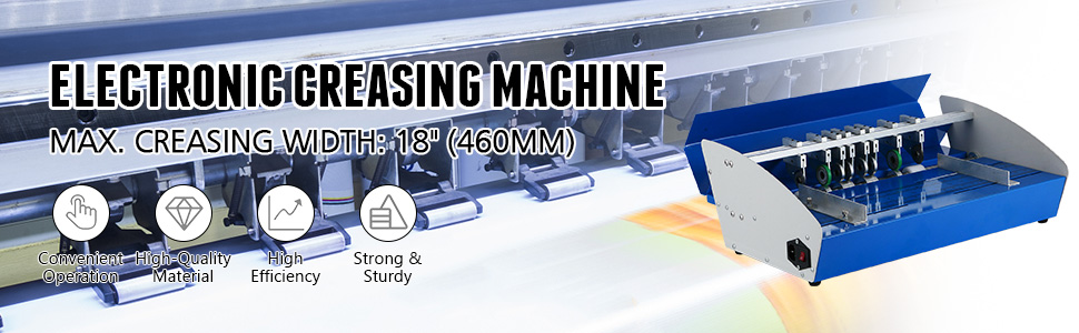 Paper Creasing Machine, Electric, 3in1