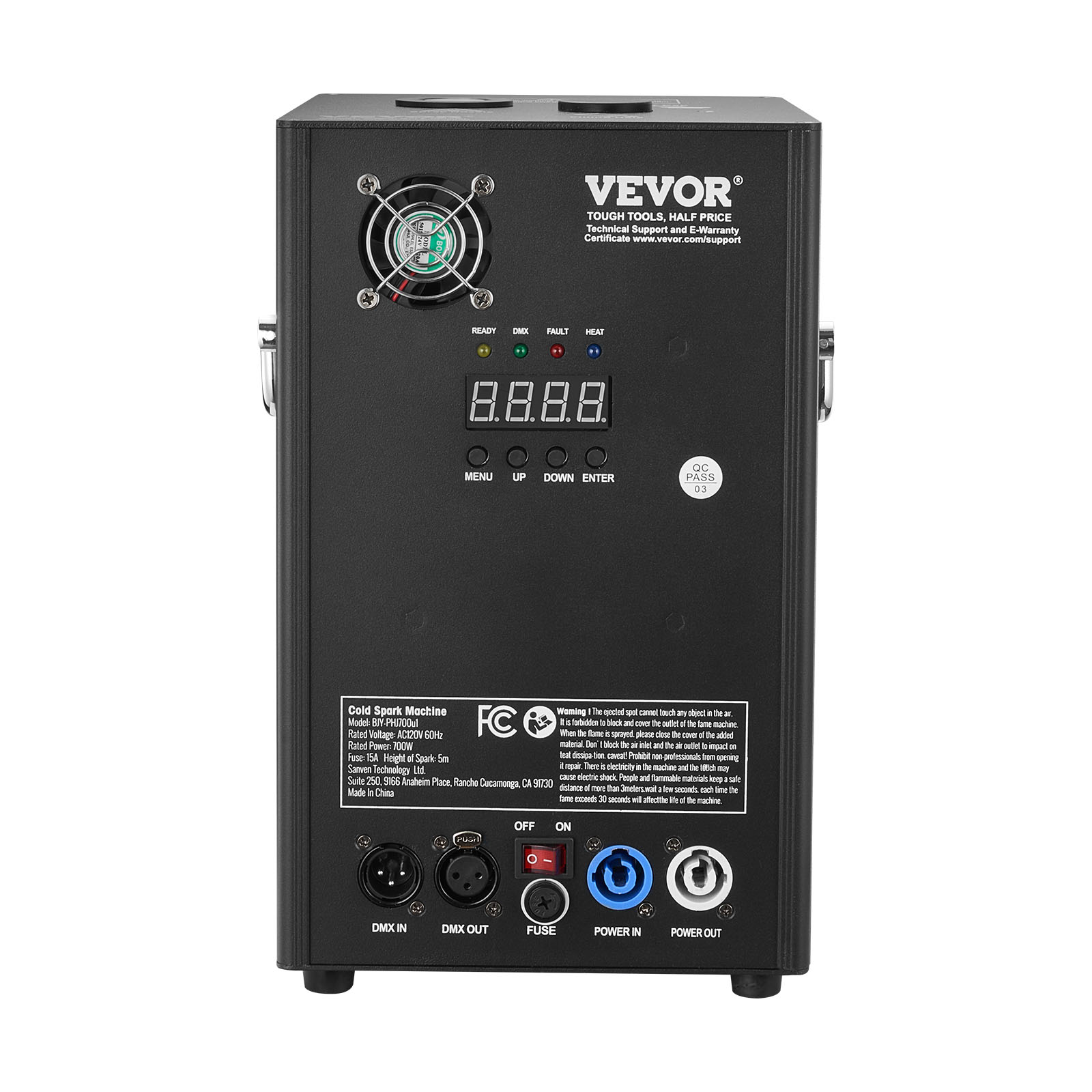 VEVOR 1/2/4X Cold Spark Machine Stage Effect DMX Firework DJ Event Party Wedding - Picture 48 of 74