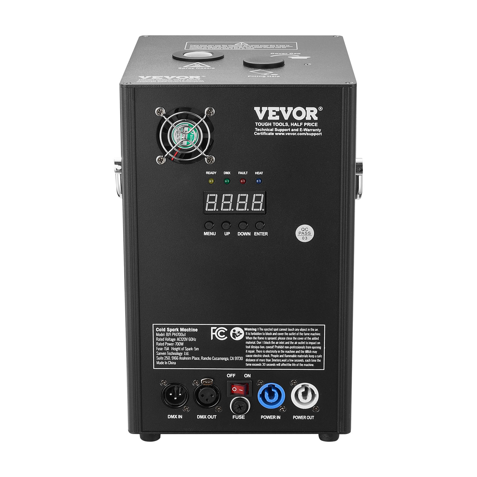 VEVOR 1/2/4X Cold Spark Machine Stage Effect DMX Firework DJ Event Party Wedding - Picture 50 of 74