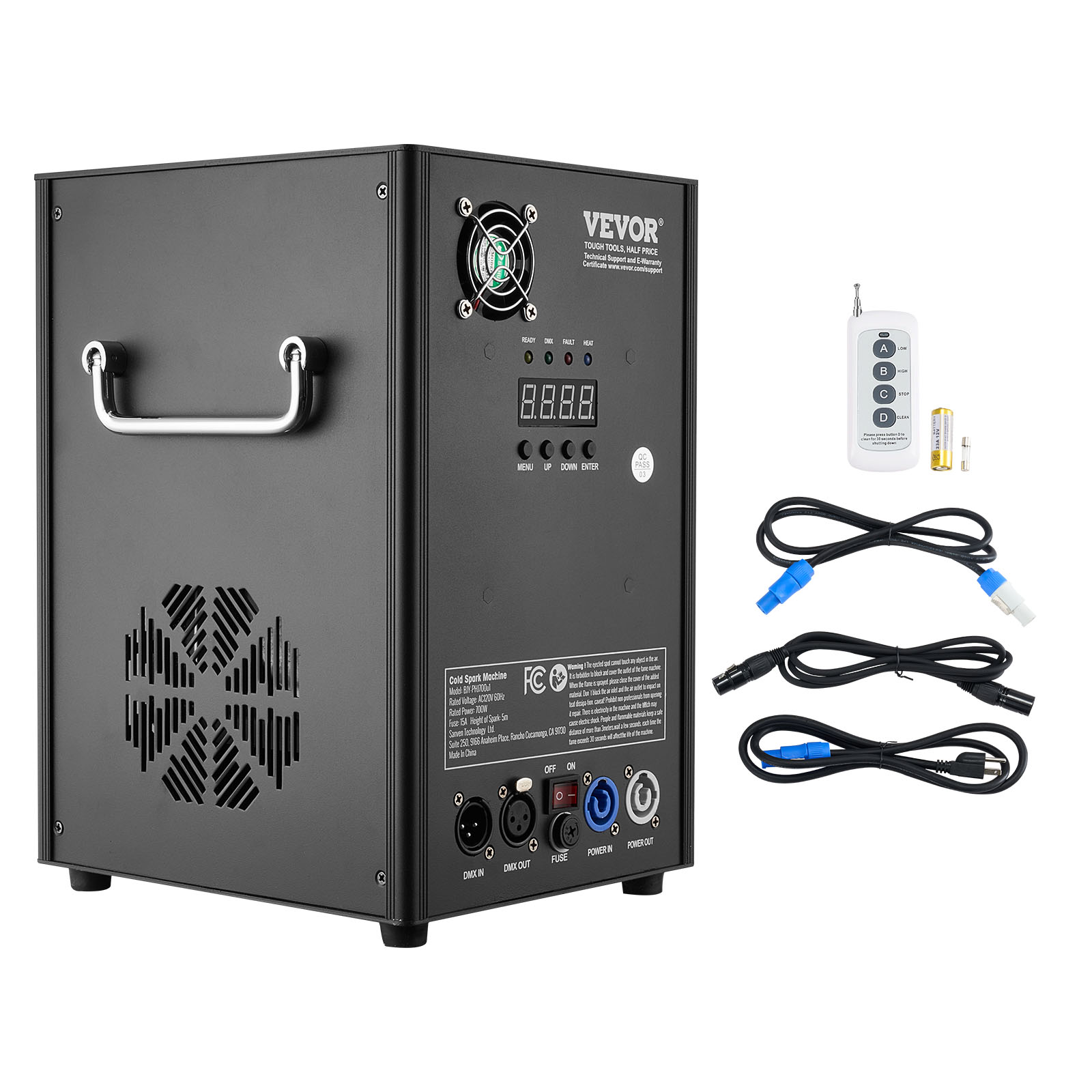 VEVOR 1/2/4X Cold Spark Machine Stage Effect DMX Firework DJ Event Party Wedding - Picture 47 of 74
