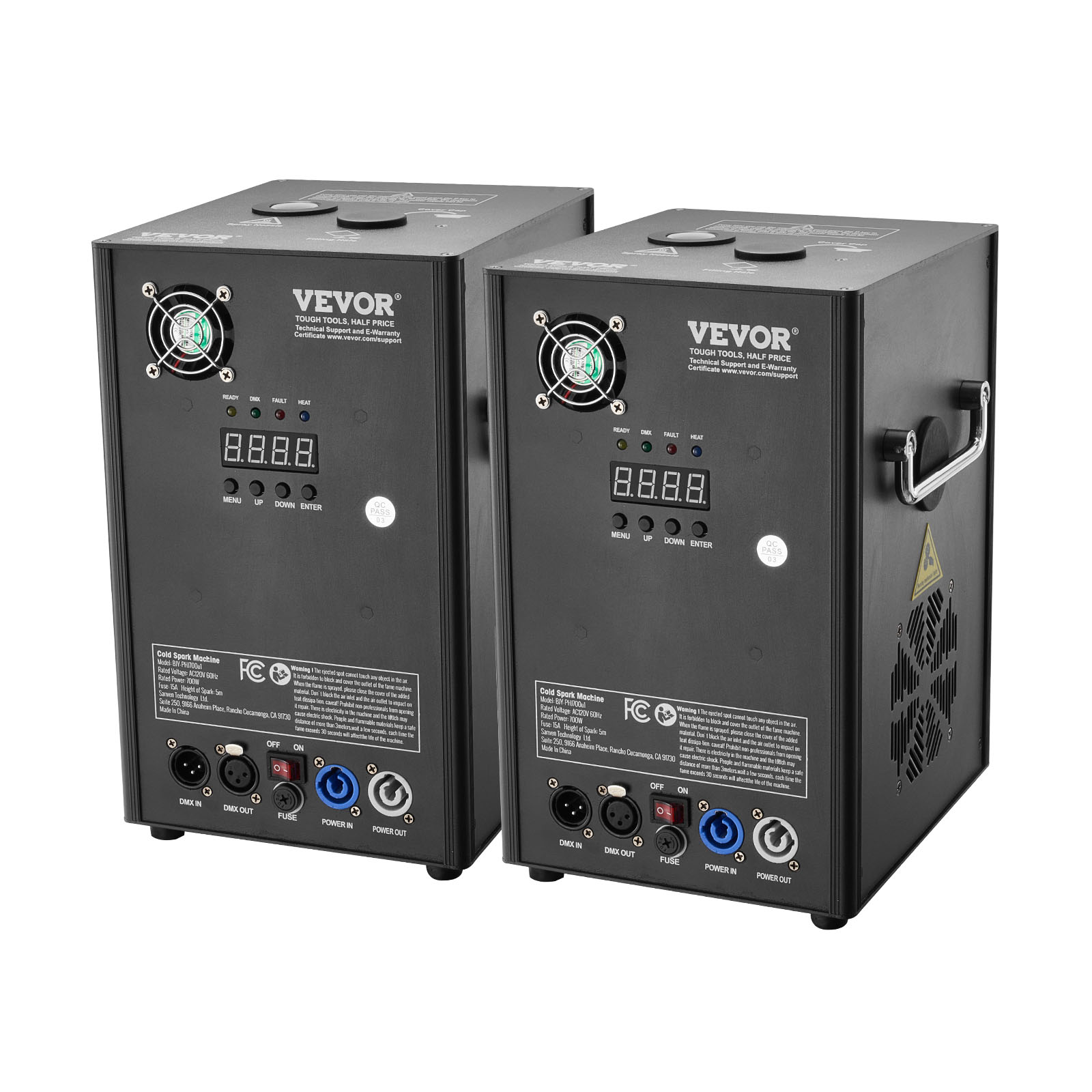 VEVOR 1/2/4X Cold Spark Machine Stage Effect DMX Firework DJ Event Party Wedding - Picture 61 of 74