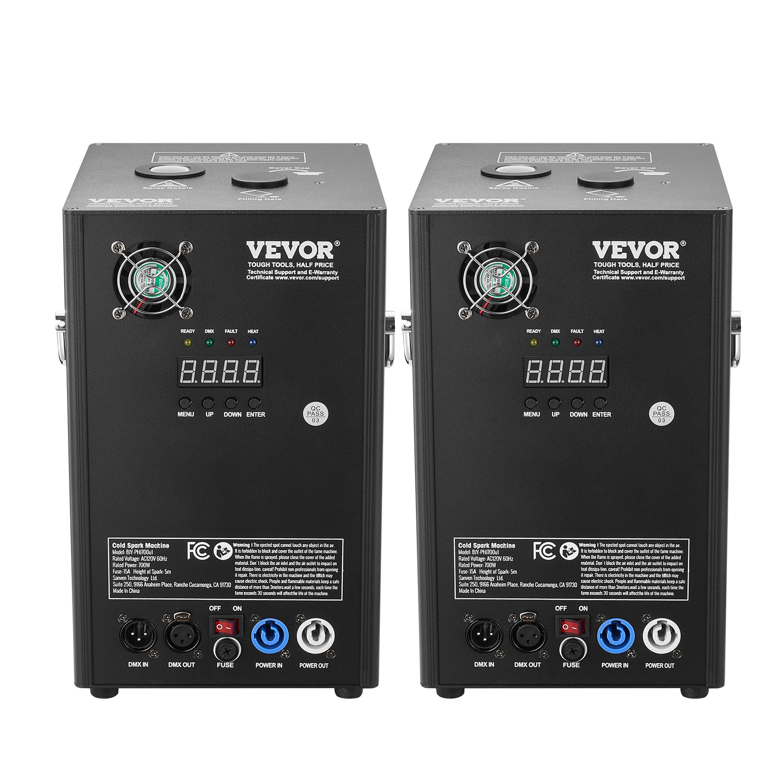 VEVOR 1/2/4X Cold Spark Machine Stage Effect DMX Firework DJ Event Party Wedding - Picture 62 of 74