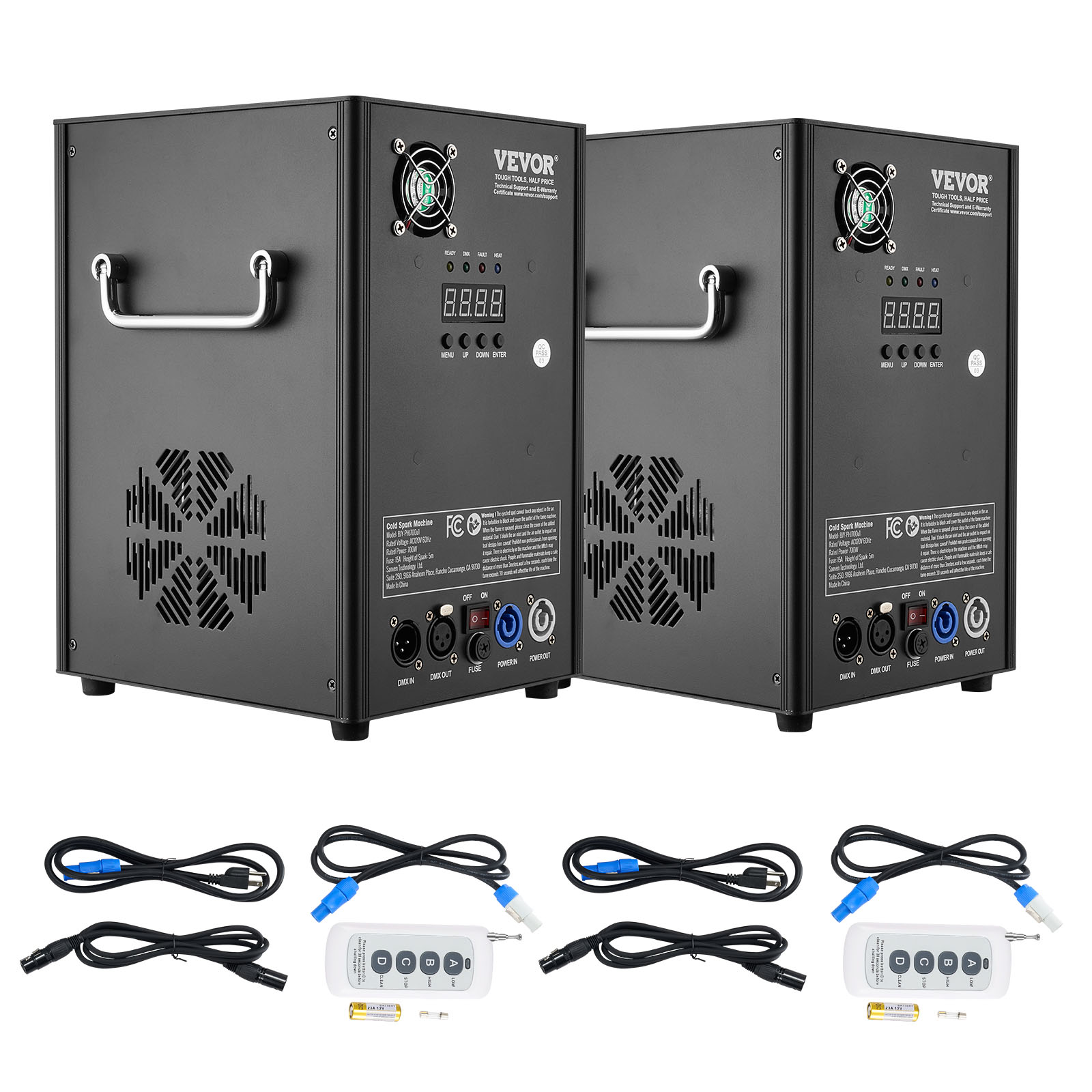 VEVOR 1/2/4X Cold Spark Machine Stage Effect DMX Firework DJ Event Party Wedding - Picture 59 of 74