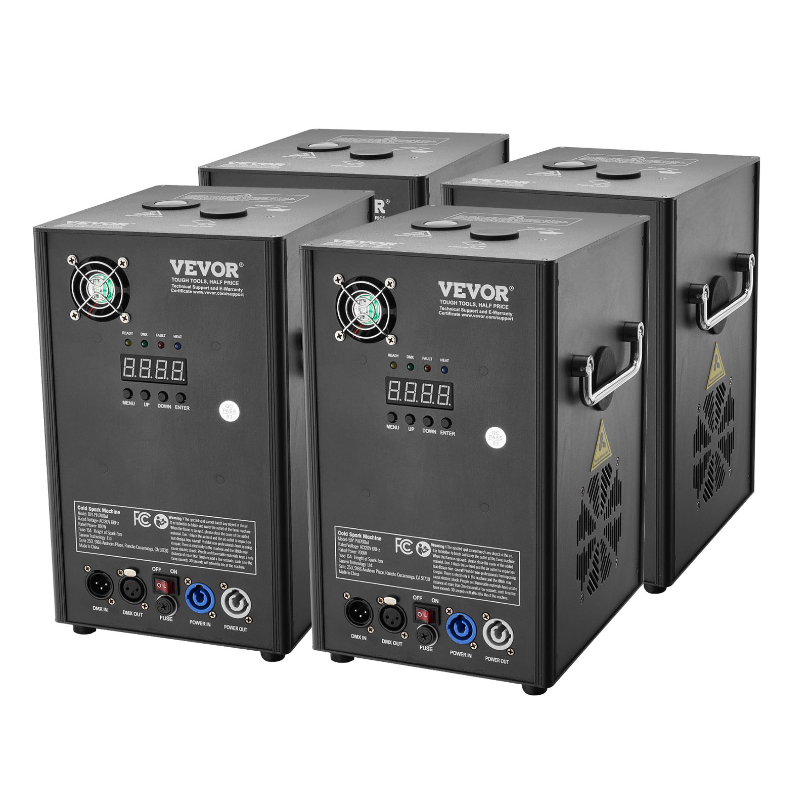 VEVOR 1/2/4X Cold Spark Machine Stage Effect DMX Firework DJ Event Party Wedding - Picture 73 of 74