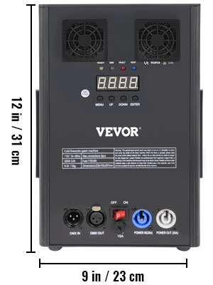 VEVOR Large Stage Equipment Special Effect Machine, 700W 4pcs Stage Lighting Effect Machine with Wireless Remote Control, Smart DMX Control Stage Equipment Showing Machine for Wedding, Musical Show