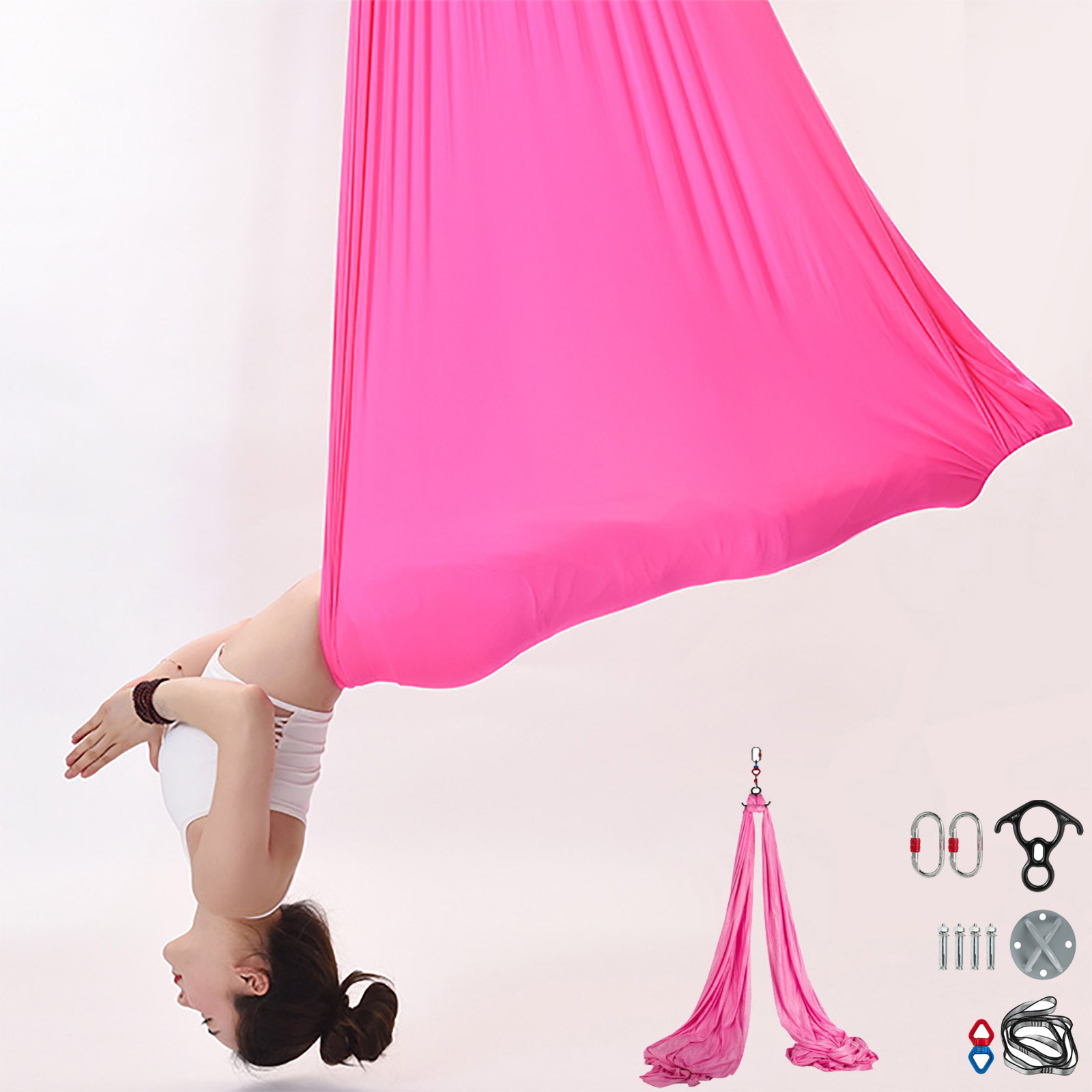 VEVOR Aerial Silk, 11yd 9.2ft Aerial Yoga Swing Set Yoga Hammock