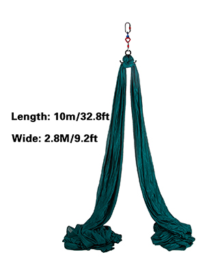 Details about   Aerial Silk 11Yards Yoga Swing Hammock Trapeze Antigravity Pilates 10Mx2.8M Home 