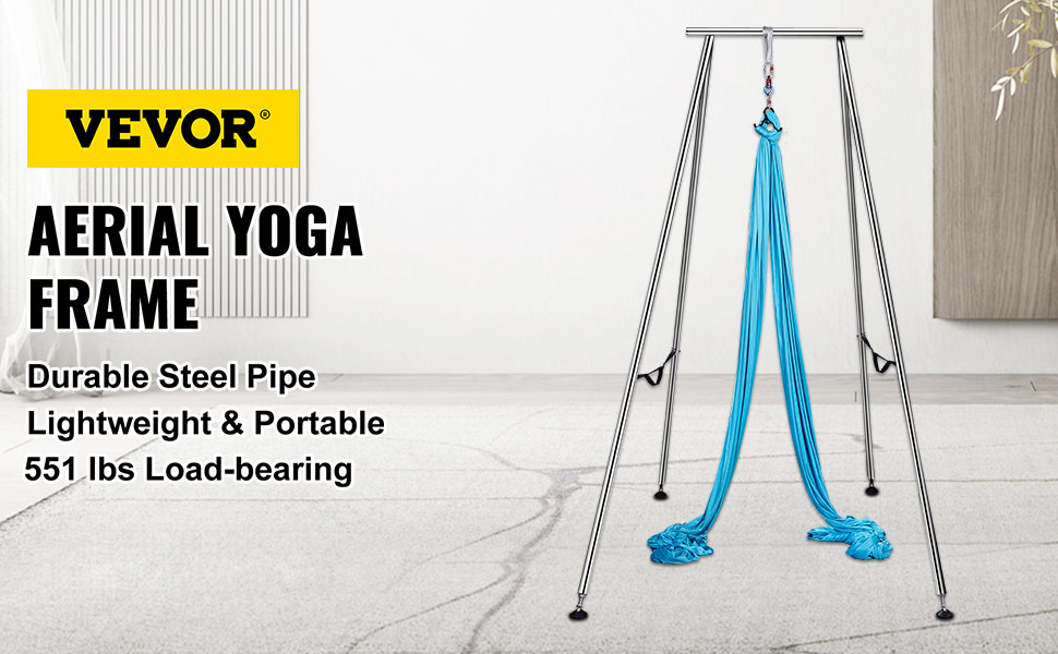 VEVOR Portable Aerial Yoga Frame Yoga Trapeze Stand Steel Pipe