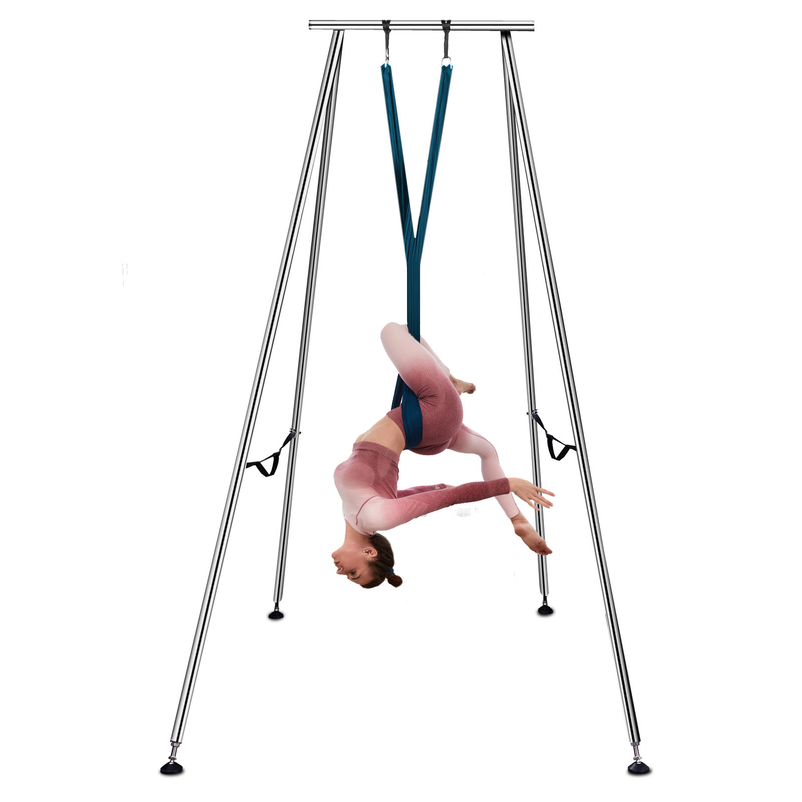 6m Portable Aerial Yoga Frame Yoga Stand Steel Pipe Yoga Swing Stand Indoor 