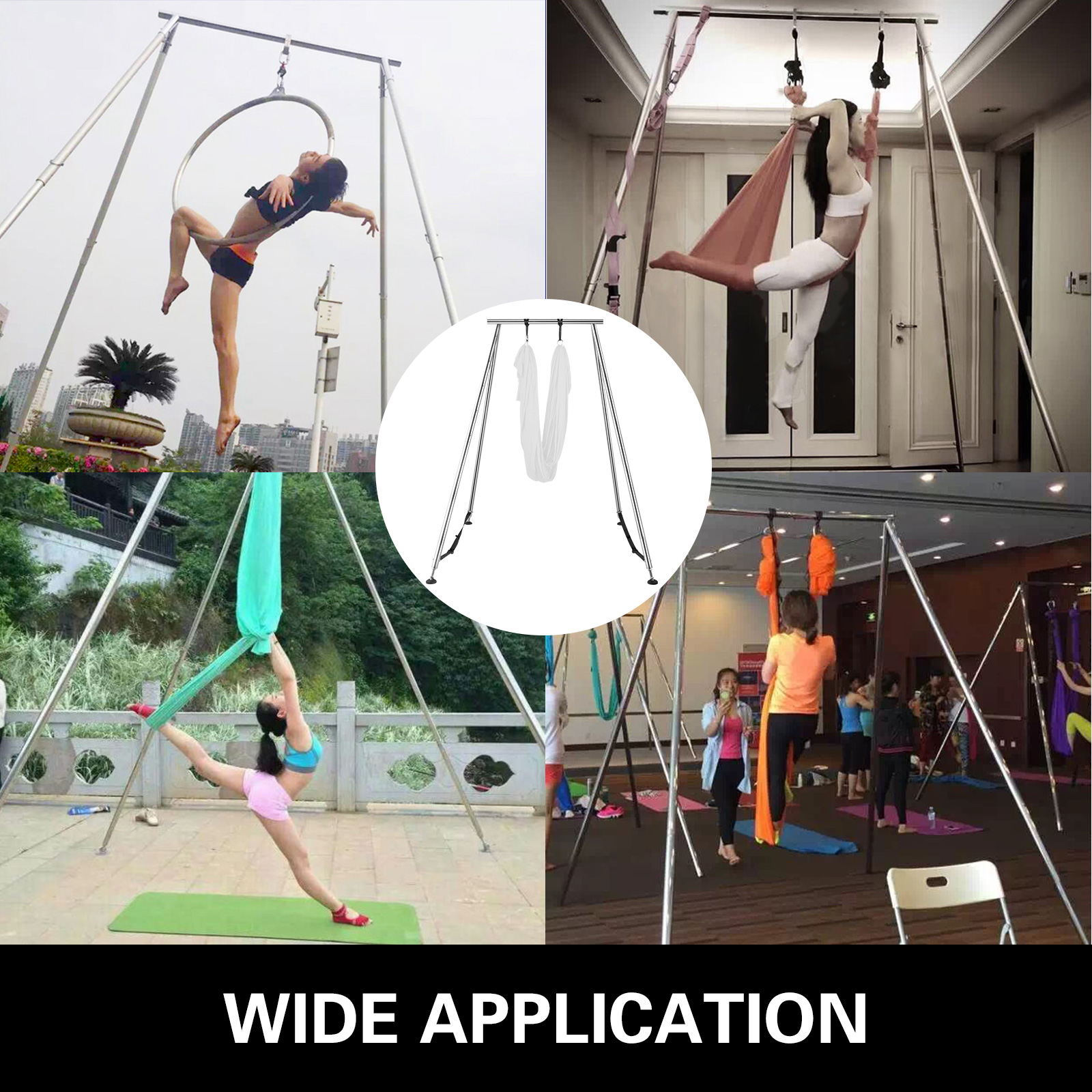 B4 - Sangle de Yoga aérien réglable, élastique, porte de hamac, balançoire,  équipement'entraînement pour femm